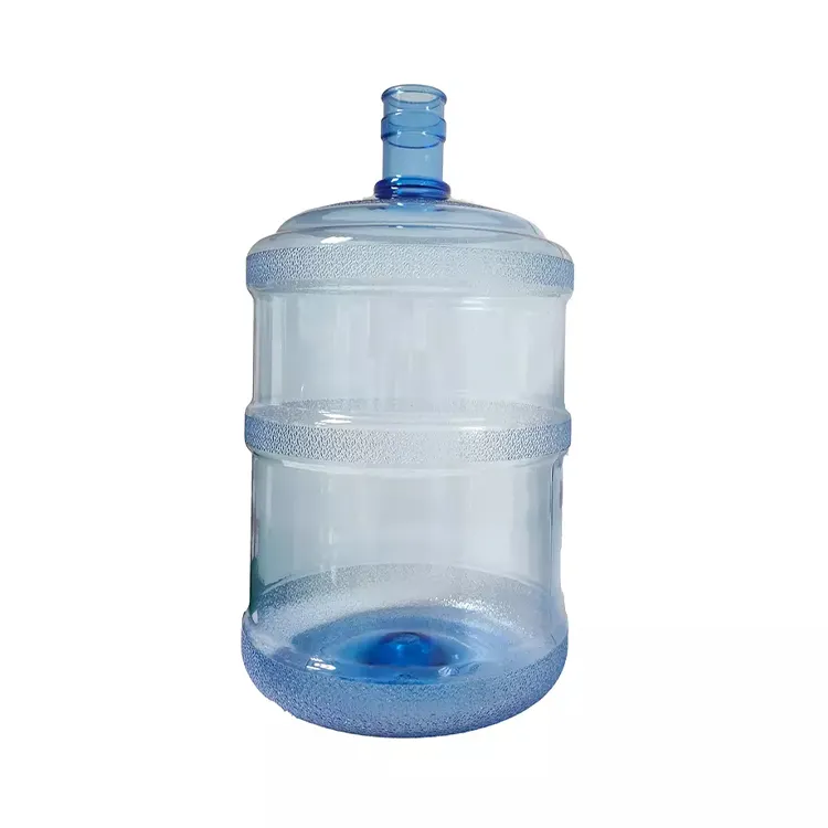 新しいデザイン飲用噴水家庭用ウォーターバケット純水バケット透明ウォーターボトルPCプラスチックOPPバッグクラシックブルー