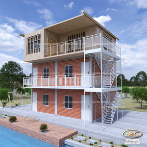 Casa de playa prefabricada moderna ecológica, <span class=keywords><strong>precio</strong></span> de contenedor CE hecho de panel sándwich para aplicación de hotel - Product Image 5