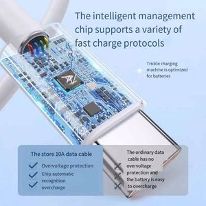 Cheapest Price 6A Cable <b>Fast</b> <b>Charging</b> 3ft Phone Cable Data Transfer Durable Type C Cable for Huawei for Xiaomi - Product Image 3