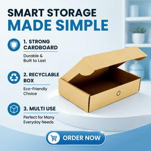 Cajas de Cartón Corrugado Kraft para Envíos Postales, Ropa <span class=keywords><strong>y</strong></span> Almacenamiento, Personalizadas para el Hogar - Product Image 2