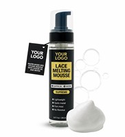 Mousse Teintante et Mousse Fondante pour Perruques Lace Front, Postiches et Toupees 5 fl oz