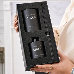 Juego de Velas Aromáticas AIKUN en Frascos de Vidrio con Aceite Esencial para Relajación y Meditación - Product Image 4