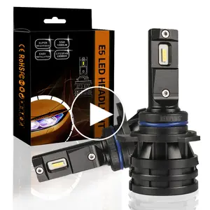 60W de alta potencia 12V 12V 16000Lumen bombilla Auto E5 H4 H7 H11 H13 9004, 9005, 9006, 9012 del coche Led faro