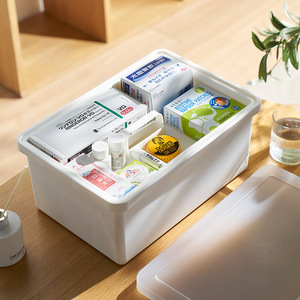 <b>Plastic</b> <b>Storage</b> Box Rectangle Food Container LKL 093 LKL 095 Standing Type Solid Color For Home And Dormitory Use - Product Image 4