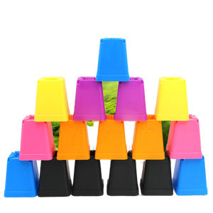 Bán Buôn Chậu Hoa Vuông Nhỏ Bằng Nhựa Nhiều Màu Sắc Cho Cây Cối Trong Nhà Sân Vườn Ban Công Cây Mọng Nước Chậu Cây Để Bàn - Product Image 2