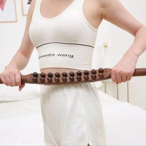 Mango redondo ergonómico de madera, masajeador rascador de palos <span class=keywords><strong>Gua</strong></span> <span class=keywords><strong>Sha</strong></span>, caja de regalo de madera personalizada, paquete de 4 tamaños a elegir, 100 Uds. - Product Image 3