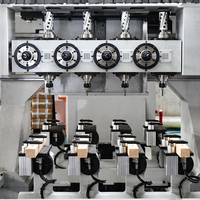 Tour à bois CNC robuste JUNRAN, machine de travail du bois CNC automatique pour la fabrication de pieds de meubles de table