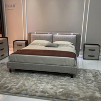 Neues Design Luxus-Wide-Screen-Echtbett - designerisches modernes Komfortbett |Luxus-Designerbett