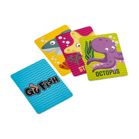Impression personnalisée en usine Cartes flash éducatives Go Fish Cards Memory Match Ocean World Jeu de cartes pour les enfants
