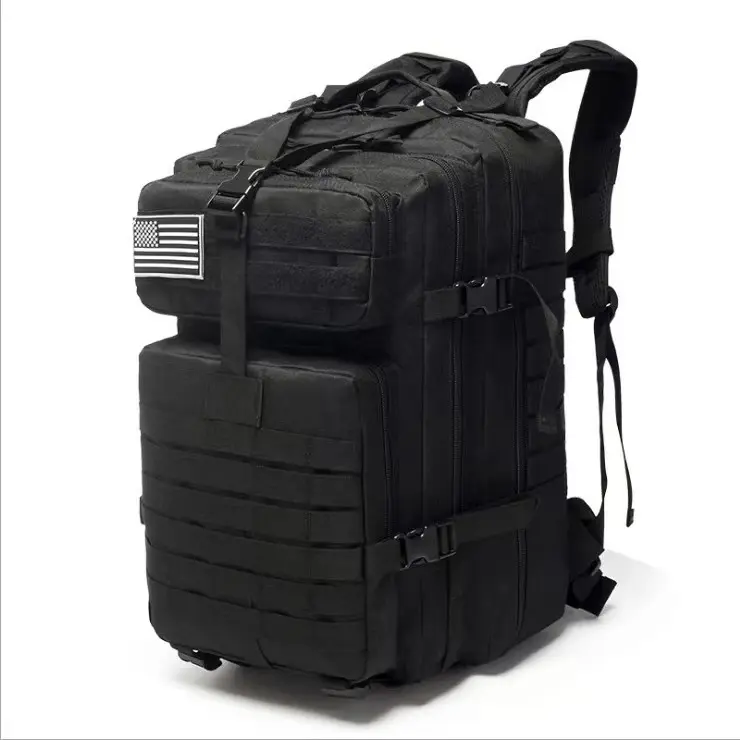 Wholesale large capacity outdoor sports bag travel hiking waterproof 45l Tactical backpack