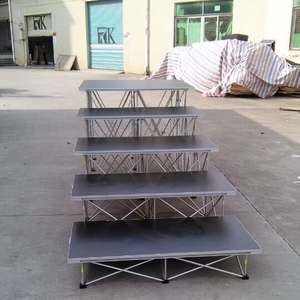 Escenario portátil de aluminio para exteriores para grupos musicales - Product Image 1