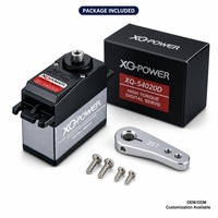 Servomoteur RC 20 kg à engrenages en titane, sans noyau, étanche, numérique, à couple élevé, pour robot, XQ-POWER XQ-S4020D, direct usine, 6,0 V