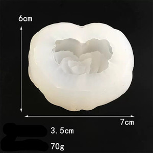 Moule en silicone fait main en forme de <span class=keywords><strong>rose</strong></span> pour décorations de gâteaux, savons et bougies, pétale en forme de cœur avec logo personnalisé, avantage flexible - Product Image 3