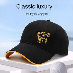 قبعة بول رسمية بحافة منحنية من القطن الخالص من 6 ألواح للرجال والنساء أغطية مخصصة للسلع الأصلية - Product Image 3