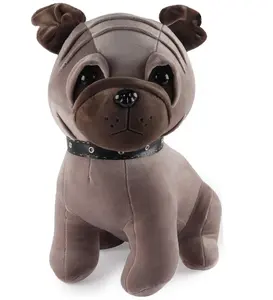 Pug köpek doldurulmuş hayvanlar büyük oyuncak, dolması Pug peluş oyuncak çocuklar için, Pug köpek dekor, Pug yastık oyuncak Plushie