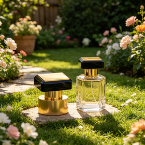 Flacons de <span class=keywords><strong>parfum</strong></span> carrés fantaisie les plus vendus, col serti, 50 ml, flacons de <span class=keywords><strong>parfum</strong></span> de luxe, flacon de <span class=keywords><strong>parfum</strong></span> en verre transparent 50 ml - Product Image 3