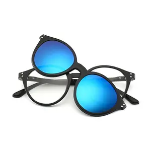 DLC2285A 2020 nuevas <span class=keywords><strong>gafas</strong></span> de sol 5 en 1 con <span class=keywords><strong>clip</strong></span> <span class=keywords><strong>para</strong></span> <span class=keywords><strong>gafas</strong></span> polarizadas, <span class=keywords><strong>gafas</strong></span> de sol de conducción magnéticas, pantalla de vis - Product Image 1