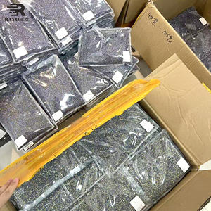 <span class=keywords><strong>4A</strong></span> Bulk Bag Hot Fix Rhinestone Diamantes de imitación sueltos SS10 SS16 SS20 para ropa y vestidos - Product Image 4