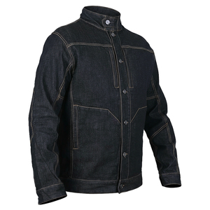 Custom Men Workwear Multi-Patch Pockets <strong>Chore</strong> <strong>Jacket</strong> Denim <strong>Jacket</strong> <strong>Black</strong> Men - Product Image 4