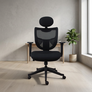 Contemporary Ergonomic Executive Office Swivel Mesh Chair Extendable Design Tilt Mechanism Height Adjustable Armrests Lumbar - Product Image 3