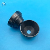 Buse conique en carbure de silicium de haute précision, résistante à l'usure, pointe de pulvérisation SiC pour systèmes industriels de contrôle des fluides et des gaz