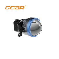 GCAR Nouveau phare antibrouillard Bi-LED de 3 pouces, blanc unique 6000K, étanche, garantie 2 ans pour la modification des voitures et des motos