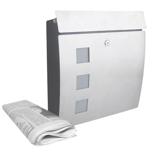 도매 좋은 품질 스테인리스 우편함 아파트 우편함 잘 고정된 소포 편지 상자 - Product Image 1