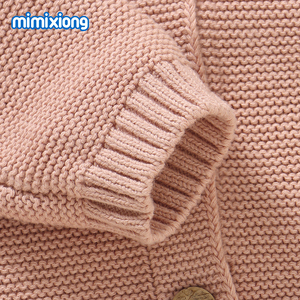 Suéter de Punto de Algodón Suave para Bebé, Chaqueta Infantil de Manga Larga con Bordado de Oso para Otoño e Invierno, para Niños y Niñas - Product Image 4