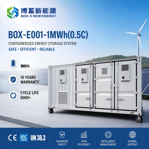 Système de batterie de stockage d'énergie solaire au lithium-ion haute tension commercial de 1000 kWh en conteneur de 20 pieds - Product Image 1