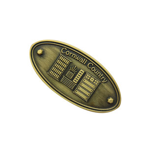 Placa <span class=keywords><strong>de</strong></span> <span class=keywords><strong>Identificación</strong></span> <span class=keywords><strong>de</strong></span> Metal para Elevador con Logotipo Personalizado en Acero Inoxidable Pulido - Product Image 1