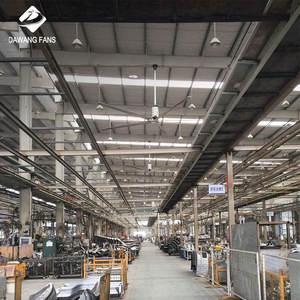 Ventilateur axial de plafond DAWANG FAN D16 16 pieds en alliage d'aluminium IP55, silencieux, étanche, HVLS, pour élevages bovins, économie d'énergie - Product Image 5