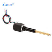 Mini actionneur linéaire hybride Nema 8 0,02 mm/étapage 0,1 kg/600 pps 5,28 V 20x20 mm pour équipement médical
