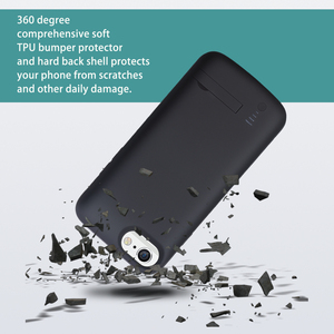 Sạc không dây 5500mAh, ốp lưng tích hợp pin dự phòng, đế sạc cho <span class=keywords><strong>iPhone</strong></span> 6/6S/7/8/SE2020 Pro Max, hỗ trợ sạc không dây - Product Image 5