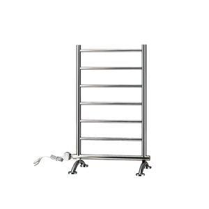 Toallero Eléctrico Independiente con Calefacción, <span class=keywords><strong>Secador</strong></span> <span class=keywords><strong>de</strong></span> <span class=keywords><strong>Toallas</strong></span> <span class=keywords><strong>de</strong></span> <span class=keywords><strong>Pie</strong></span> para Baño, 6/10 Barras - Product Image 1