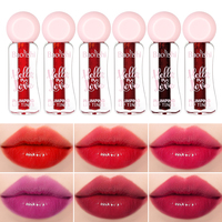 Teinture à lèvres au jus de fruits, rouge à lèvres liquide anti-adhésif et blush 2 en 1, imperméable, longue durée, teinture à lèvres à l'eau, maquillage pour les lèvres et les joues