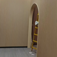 KASARO Panneaux muraux et de plafond insonorisants en bois, panneaux acoustiques en MDF pour la décoration d'hôtels, vente chaude