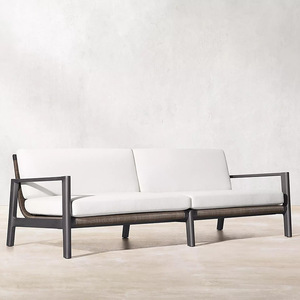 Ensemble de meubles d'extérieur en alliage d'aluminium pour patio, villa, jardin, table basse de loisirs, hôtel, complexe hôtelier, résistant aux intempéries et imperméable - Product Image 4