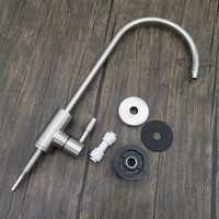 Taiwan Deluxe RO filtre à eau potable robinet SUS304 col de cygne robinet d'évier de cuisine pour RO purificateur d'eau Application domestique