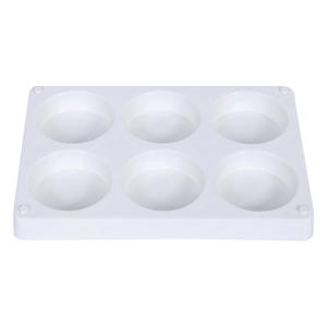 SINOART <span class=keywords><strong>6</strong></span> puits Art peinture <span class=keywords><strong>Palette</strong></span> plateau de peinture Palettes <span class=keywords><strong>Palette</strong></span> en plastique pour aquarelle - Product Image 1