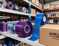 Ruban TTO en résine 55mm*600m à bordure proche pour imprimantes Markem Videojet Domino Linx d'emballage flexible haute vitesse – Approvisionnement direct usine