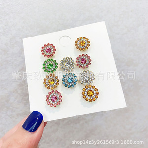 เคสโทรศัพท์ลายดอกพลัมกลมขนาด 14 มม. ประดับด้วยคริสตัล สำหรับงาน DIY อุปกรณ์ตกแต่งเครื่องประดับ ขนาดเล็ก ชุบสแตนเลส ฤดูร้อน 2025 - Product Image 5