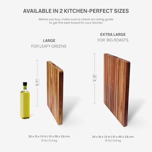 Nouvelle planche à découper rectangulaire en bois d'acacia écologique, surface huilée, ustensile de cuisine, bloc de découpe pour usage extérieur, légumes - Product Image 3