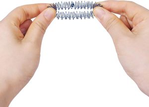 Aço inoxidável Fidget Toy <span class=keywords><strong>Finger</strong></span> Massage Ring para Acupuntura Terapia Mão Relaxamento Circulação sanguínea Dor Stress Relief - Product Image 6