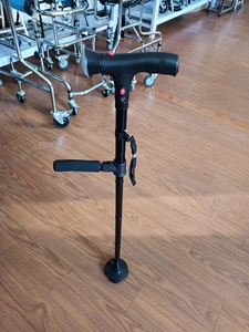 <span class=keywords><strong>Canne</strong></span> de sureau pliante télescopique pliable avec alarme LED Bâtons de marche fidèles Béquilles <span class=keywords><strong>pour</strong></span> les activités de plein air Randonnée Parents - Product Image 3
