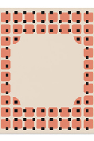 Peachy Keen Pixels Mahjong-Matte, rutschfeste amerikanische Mahjong-Tischabdeckung, luxuriöse Spielmatte, waschbare Spielmatte