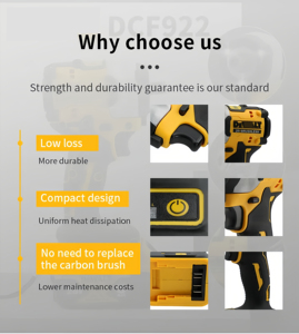 1/<span class=keywords><strong>2</strong></span> DW in chiave elettrica per la manutenzione di auto utensili elettrici per la riparazione di energia risparmio energetico e risparmio di tempo chiave a impatto 20V - Product Image 4