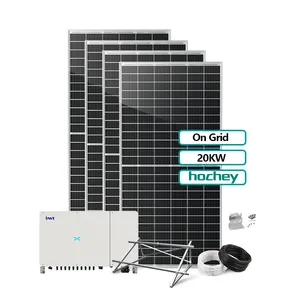 Поставщик комплексных решений для домашнего использования, Автономная гибридная Солнечная система 20 кВт 30 кВт, промышленная Солнечная система 20 кВт, комплект солнечных батарей