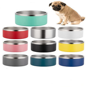 Mangkuk Anjing Stainless Steel Tahan Lama Ramah Lingkungan dengan Logo Laser Kustom dan Isolasi Vakum untuk Perjalanan Luar Ruangan - Product Image 1
