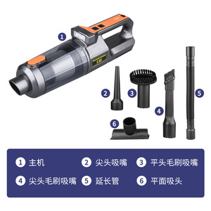 Aspirateur à main rechargeable sans fil C02 pour voiture et usage domestique - Product Image 4
