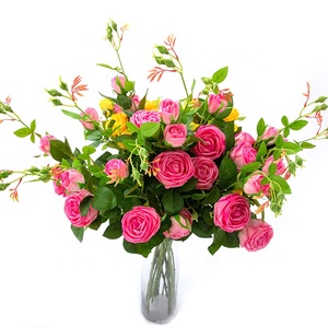 Alta calidad Real toque realista 3D <span class=keywords><strong>de</strong></span> seda Artificial latexFlowers Rosa planta decorativa casa jardín <span class=keywords><strong>de</strong></span> <span class=keywords><strong>boda</strong></span> acuerdo - Product Image 6